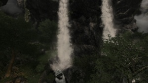 Die Truhe am Wasserfall